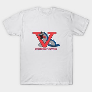 Defunct Vermont Expos Minor League Baseball 1993 T-Shirt